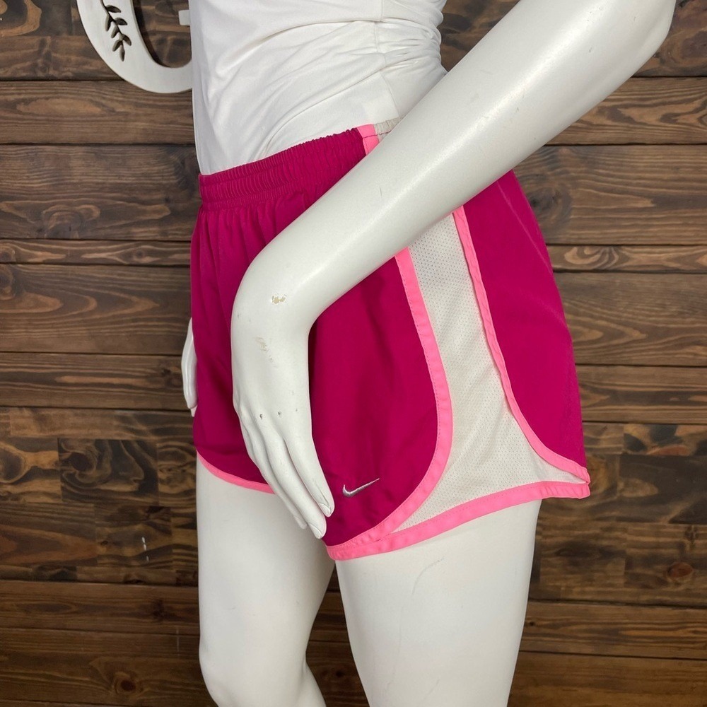 NIKE | Original Tempo‎ Hot Pink Running Workout Shorts Mesh Lined Swoosh Logo